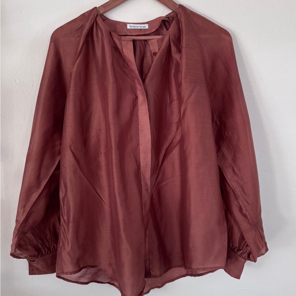 Brave + True | cotton blouse | Fits SM/MD